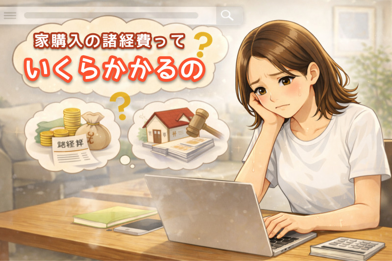 家購入の諸経費はいくらかかるのか